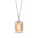 Picture of Morganite Diamon Locket