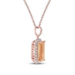 Picture of Morganite Diamon Locket